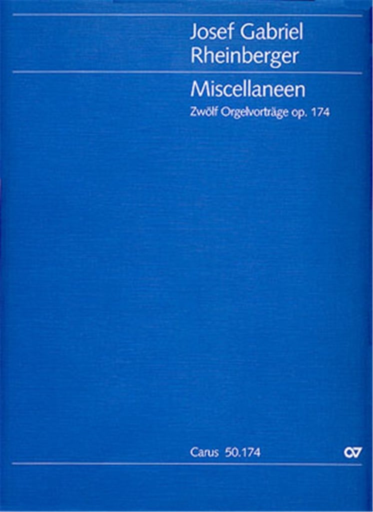 Miscellaneen. Zwölf Orgelvorträge op. 174